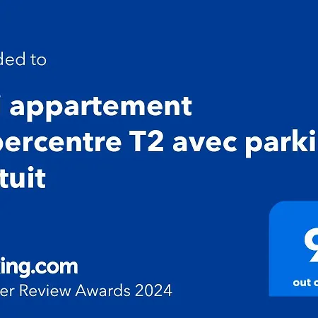 Apartment Joli Hypercentre T2, Classe Meuble De Tourisme 3 Avec Parking Gratuit Beziers