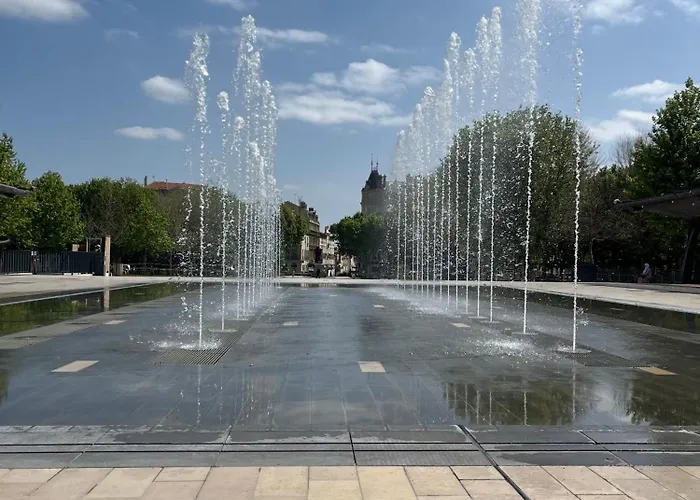 Apartamento Joli Hypercentre T2, Classé Meublé De Tourisme 3 Avec Parking Gratuit Béziers